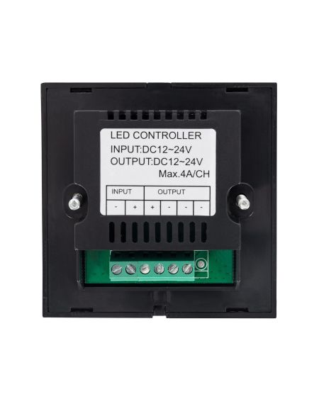 Contrôleur Variateur Mural Tactile pour Ruban LED Monochrome 12/24V DC