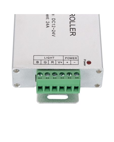Contrôleur variateur ruban LED RGB 12/24V DC avec contrôle RF haute puissance