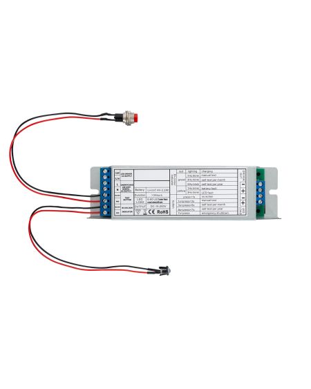 Kit d'Urgence pour Luminaires LED Non permanent avec Bouton Autotest