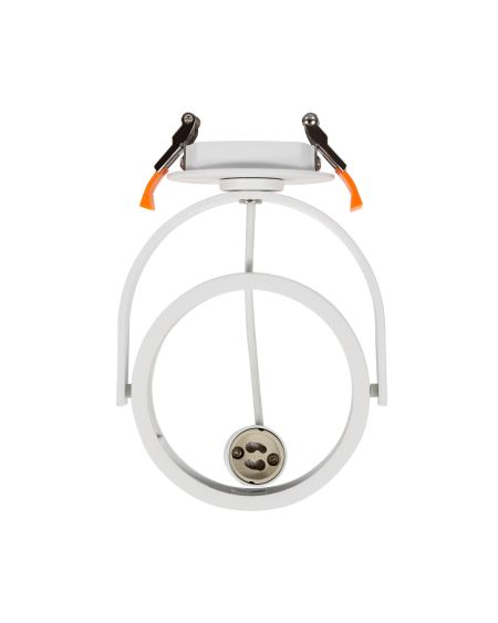 Collerette Downlight Ronde Orientable pour Ampoule LED GU10 AR111