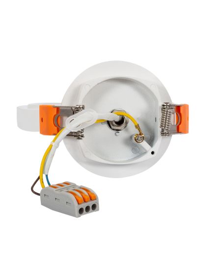 Collerette Downlight Ronde Orientable pour Ampoule LED GU10 AR111