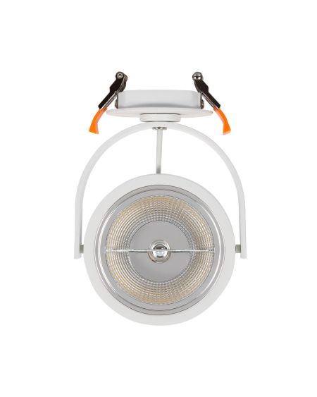 Collerette Downlight Ronde Orientable pour Ampoule LED GU10 AR111