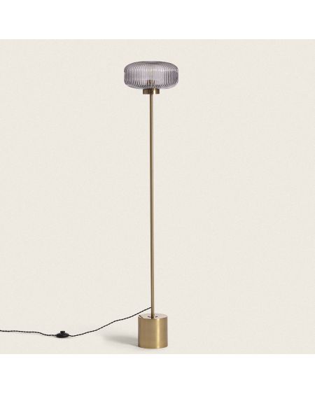 Lampadaire Métal et Verre Windsor