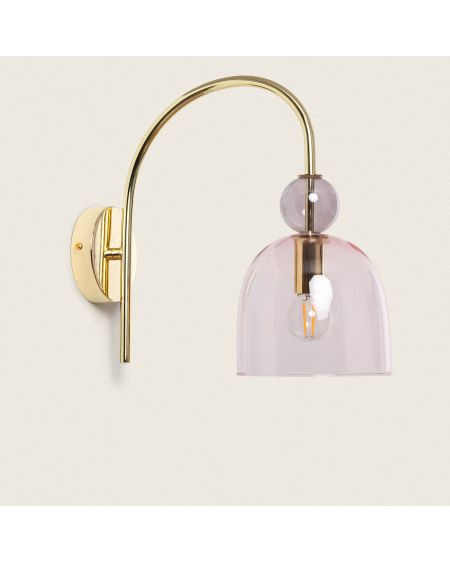 Lampe Murale Métal et Verre Baudelaire