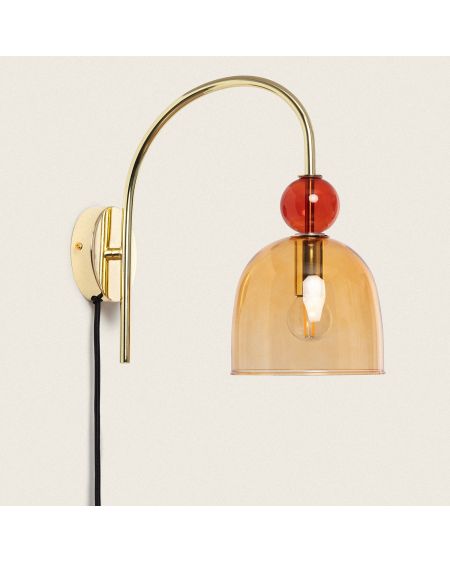 Lampe Murale Métal et Verre Baudelaire