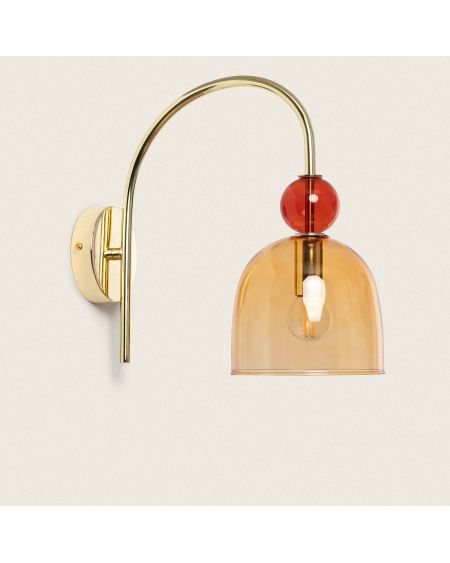 Lampe Murale Métal et Verre Baudelaire