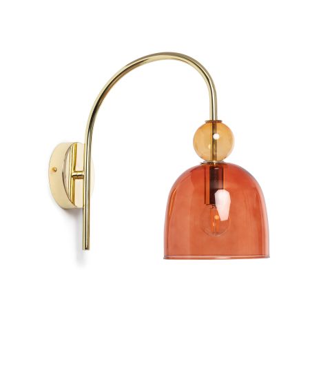 Lampe Murale Métal et Verre Baudelaire