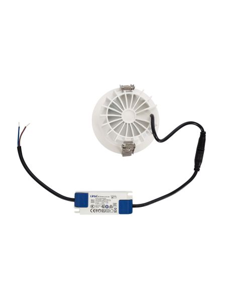 Spot Downlight LED 10W Rond (UGR15) LuxPremium CRI90 LIFUD Coupe Ø 100 mm