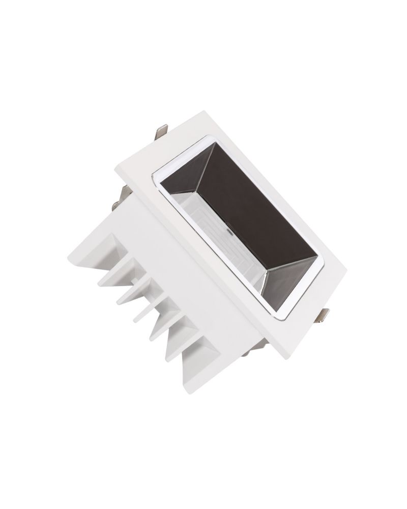 Spot Downlight LED 10W Carré (UGR15) LuxPremium CRI90 LIFUD Coupe 100x100 mm