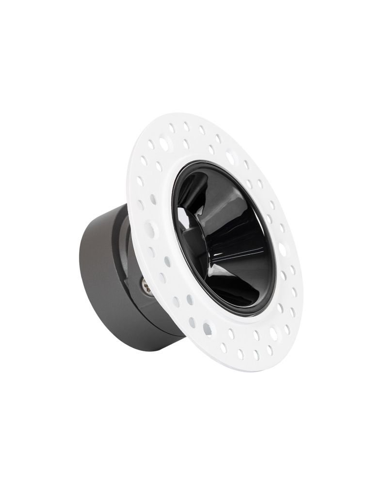 Collerette Downlight Conique Lux pour Spot Modulaire LED Coupe Ø 55 mm encastrable plâtre