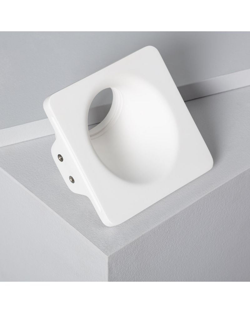 Collerette Downlight Intégration Plâtre/Pladur Accent pour Ampoule LED GU10/GU5.3 Coupe 123x123 mm UGR17 Collerette Downlight Intégration Plâtre/Pladur Accent pour Ampoule LED GU10/GU5.3 Coupe 123x123 mm UGR17