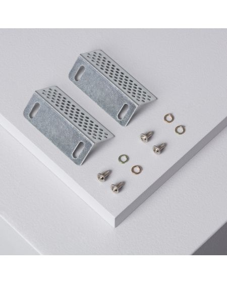 Collerette Downlight Intégration Plâtre/Pladur Accent pour Ampoule LED GU10/GU5.3 Coupe 123x123 mm UGR17