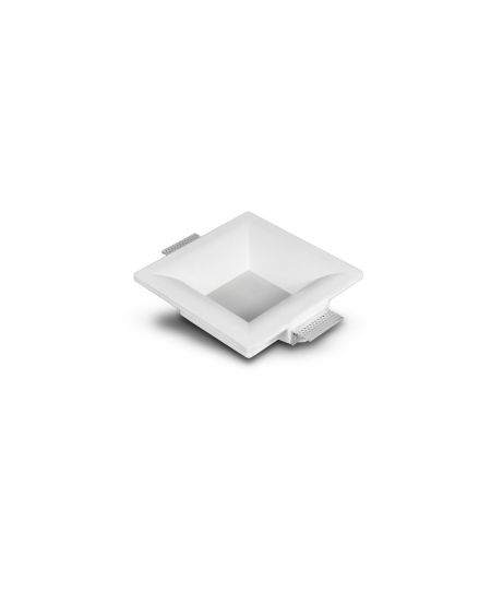 Collerette Downlight LED Intégration Plâtre/Pladur Carrée 9W Coupe 223x223 mm UGR17