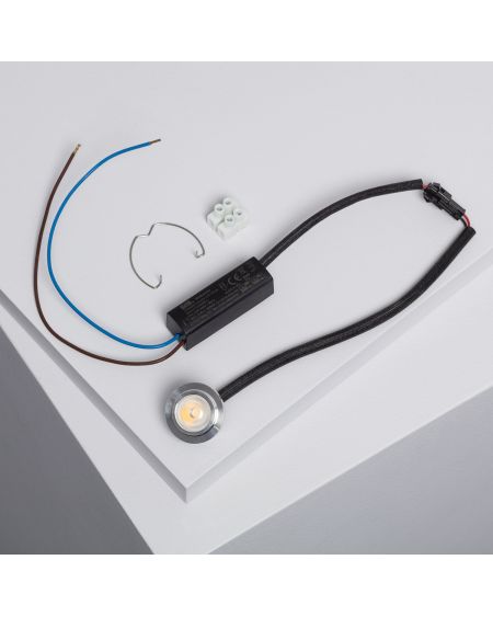 Applique Murale LED Intégration Plâtre/Placo 2W Coupe 323x103 mm
