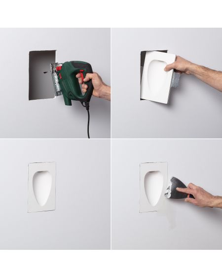 Applique Murale LED Intégration Plâtre/Placo 2W Coupe 148x233 mm