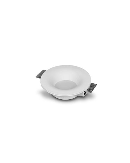 Collerette Downlight LED Intégration Plâtre/Pladur Ronde 9W Coupe Ø223 mm UGR17