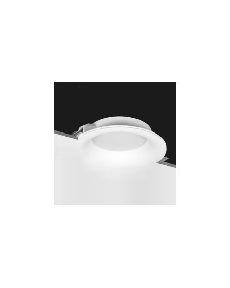 Collerette Downlight Intégration Plâtre/Pladur Ronde 18W Coupe Ø333 mm UGR17