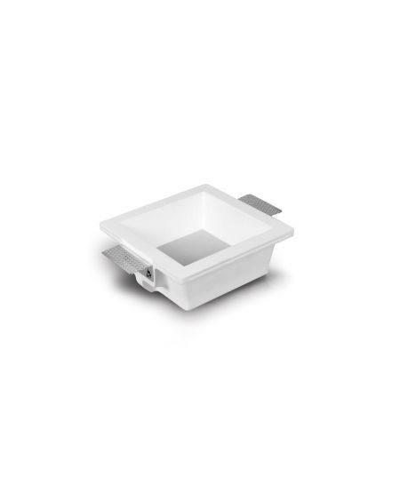 Collerette Downlight LED Intégration Plâtre/Pladur Carrée 9W Coupe 183x183 mm UGR17