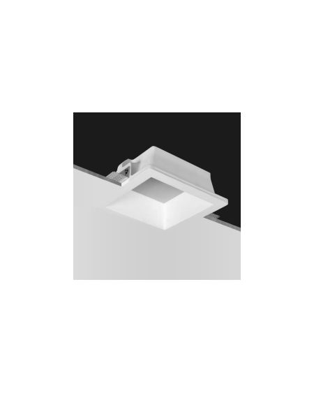 Collerette Downlight LED Intégration Plâtre/Pladur Carrée 9W Coupe 183x183 mm UGR17