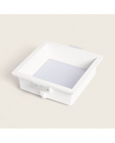 Collerette Downlight LED Intégration Plâtre/Pladur Carrée 18W Coupe 283x283 mm UGR17