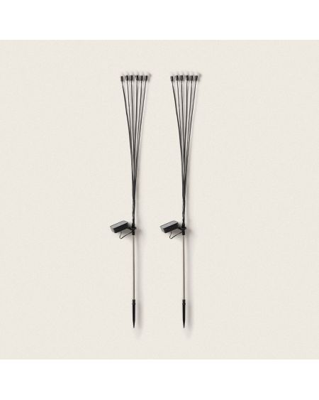 Pack de 2 Piquets LED Solaires Extérieur LightningBug