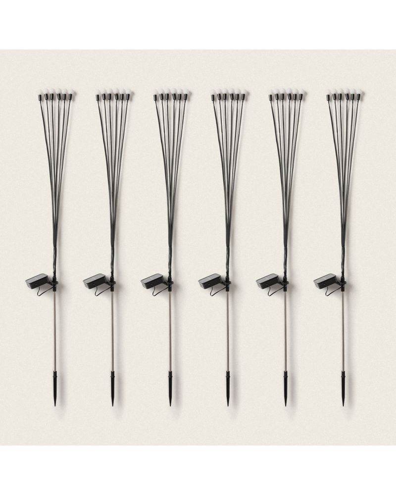 Pack de 6 Piquets LED Solaires Extérieur LightningBug Pack de 6 Piquets LED Solaires Extérieur LightningBug