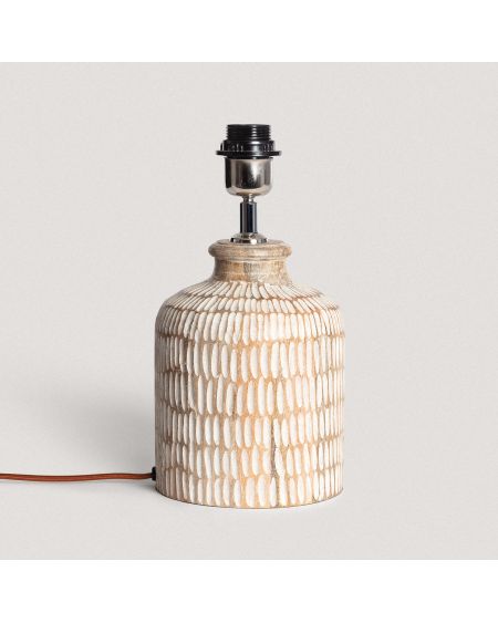 Pied de Lampe à Poser en bois Govesan ILUZZIA