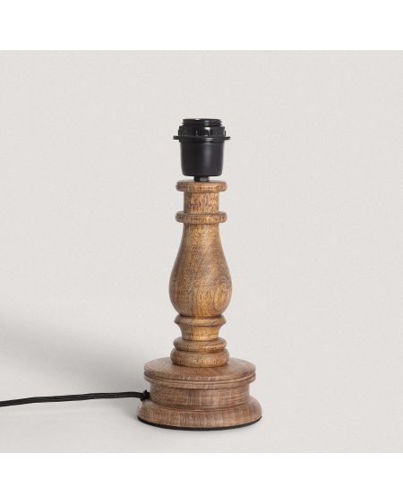 Pied de Lampe à Poser en bois Chess ILLUZIA