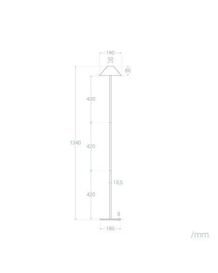 Lampadaire LED 3W Portable Extérieur avec Batterie USB Rechargeable Kivuli
