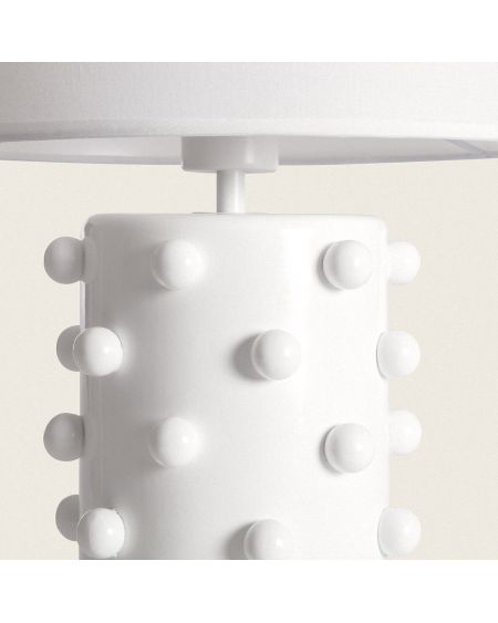 Lampe à Poser Résine et Textile Bally