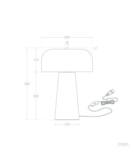 Lampe à Poser Métal Kupla