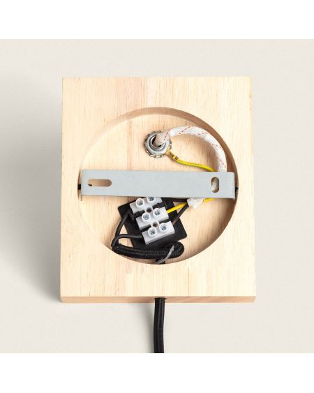 Lampe Murale Métal et Bois Moroni