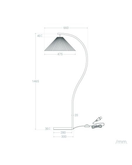 Lampadaire Bois Luanda