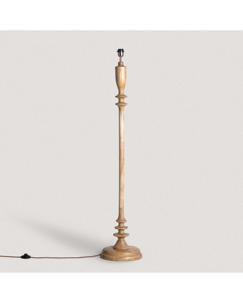 Pied de Lampadaire Bois Meena ILUZZIA