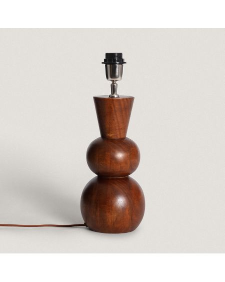 Pied de Lampe à Poser Bois Vinda ILUZZIA