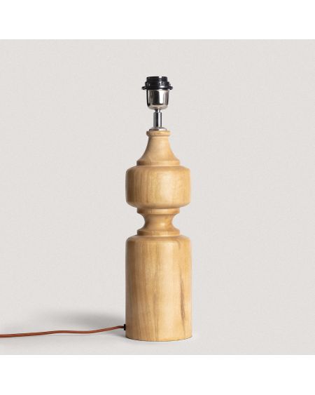 Pied de Lampe à Poser en bois Sansa ILUZZIA