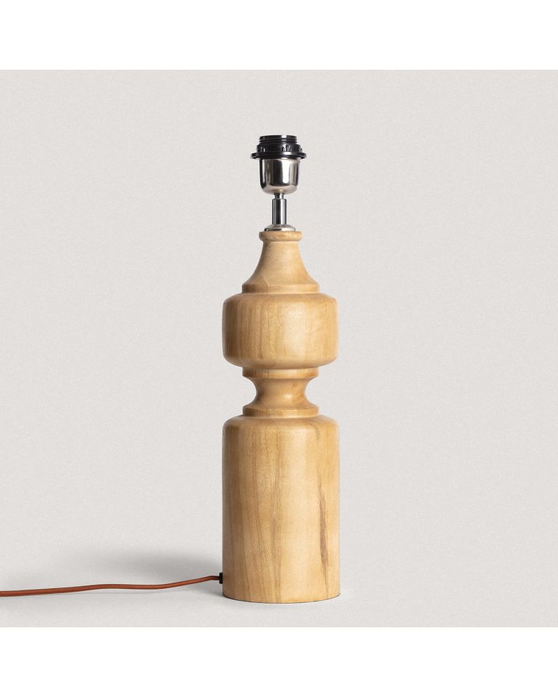 Pied de Lampe à Poser en bois Sansa ILUZZIA
