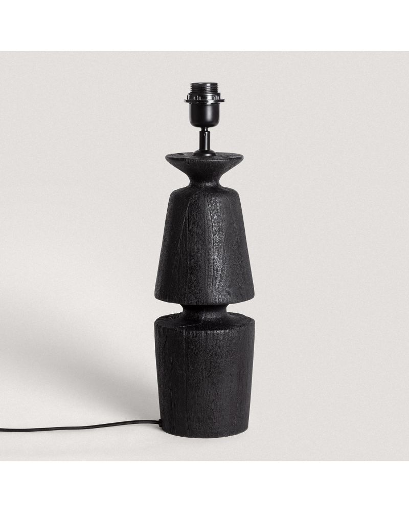 Pied de Lampe à Poser en bois Alaia ILUZZIA Pied de Lampe à Poser en bois Alaia ILUZZIA