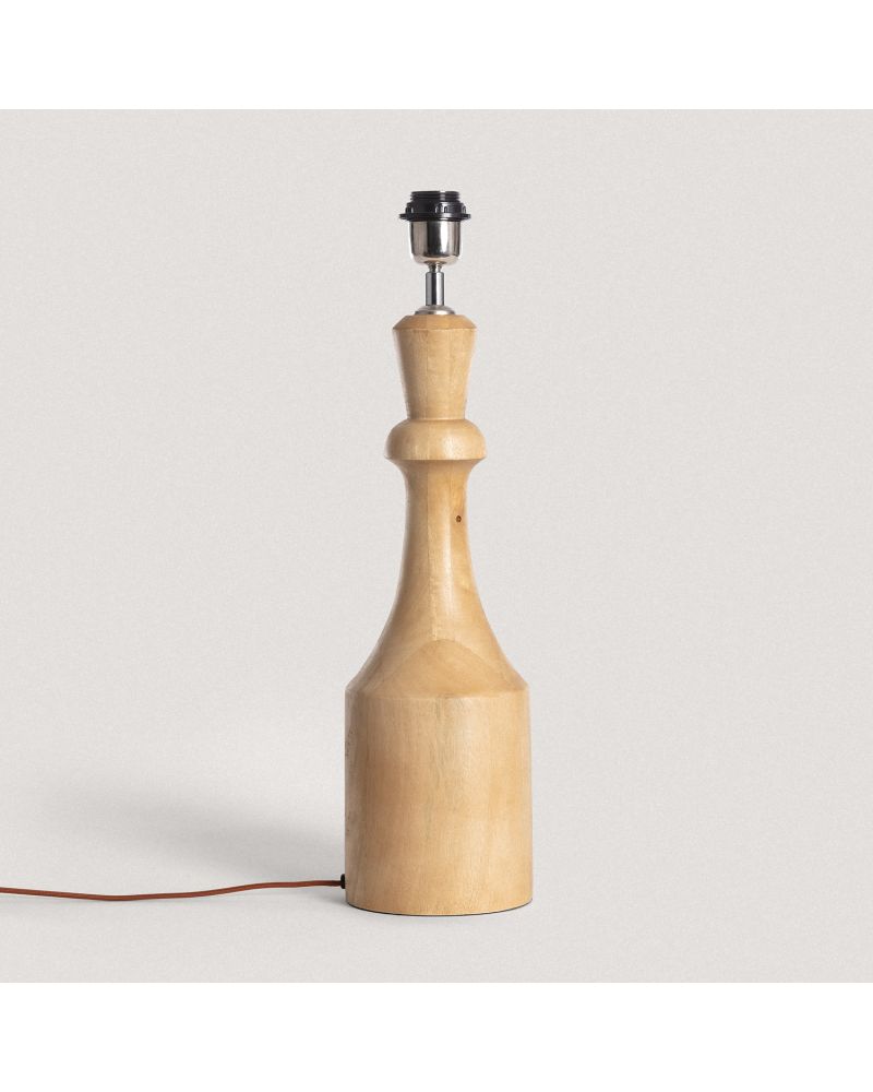 Pied de Lampe à Poser en bois Marala ILUZZIA