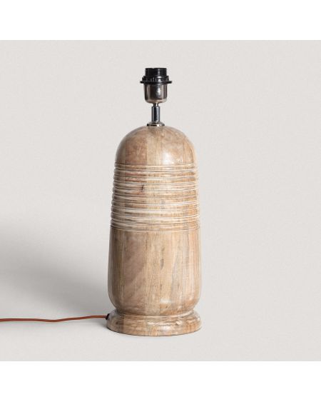 Pied de Lampe à Poser en bois Warsha ILUZZIA