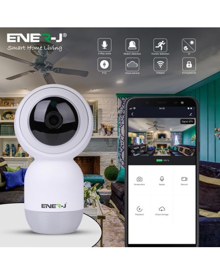 Caméra IP intérieure Wi-Fi intelligente avec suivi automatique