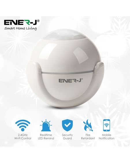 Capteur PIR intelligent en forme de globe oculaire sans fil Wi-Fi