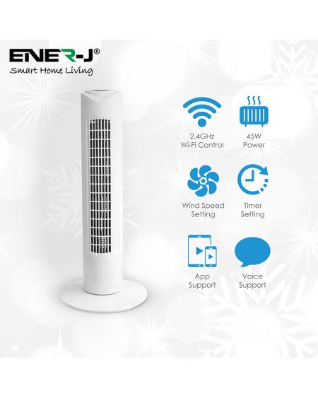 Ventilateur tour Wi-Fi intelligent