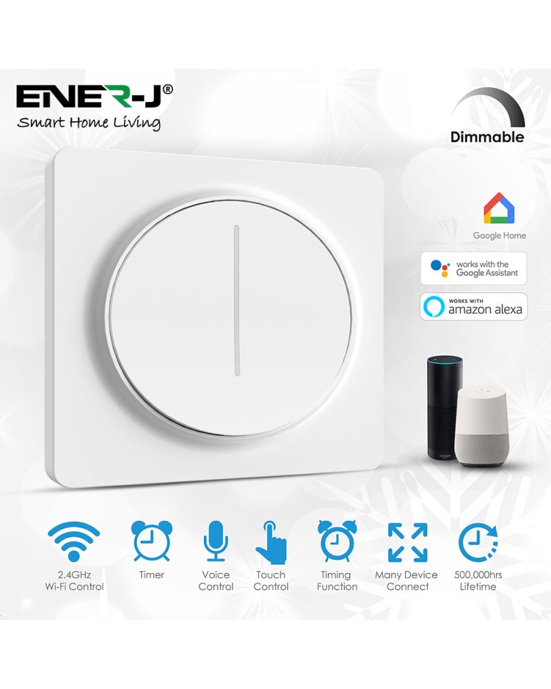 Commutateur Wi-Fi intelligent à intensité variable Commutateur Wi-Fi intelligent à intensité variable