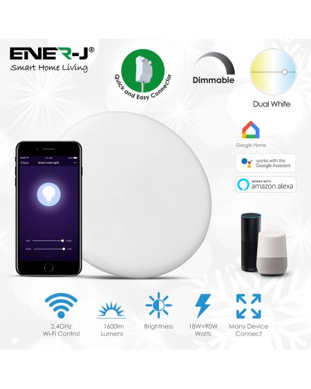 Downlight LED sans cadre Smart Wi-Fi 18 W