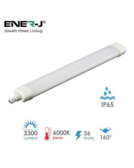 Réglette LED Triproof IP65 36W 120cms 6000K