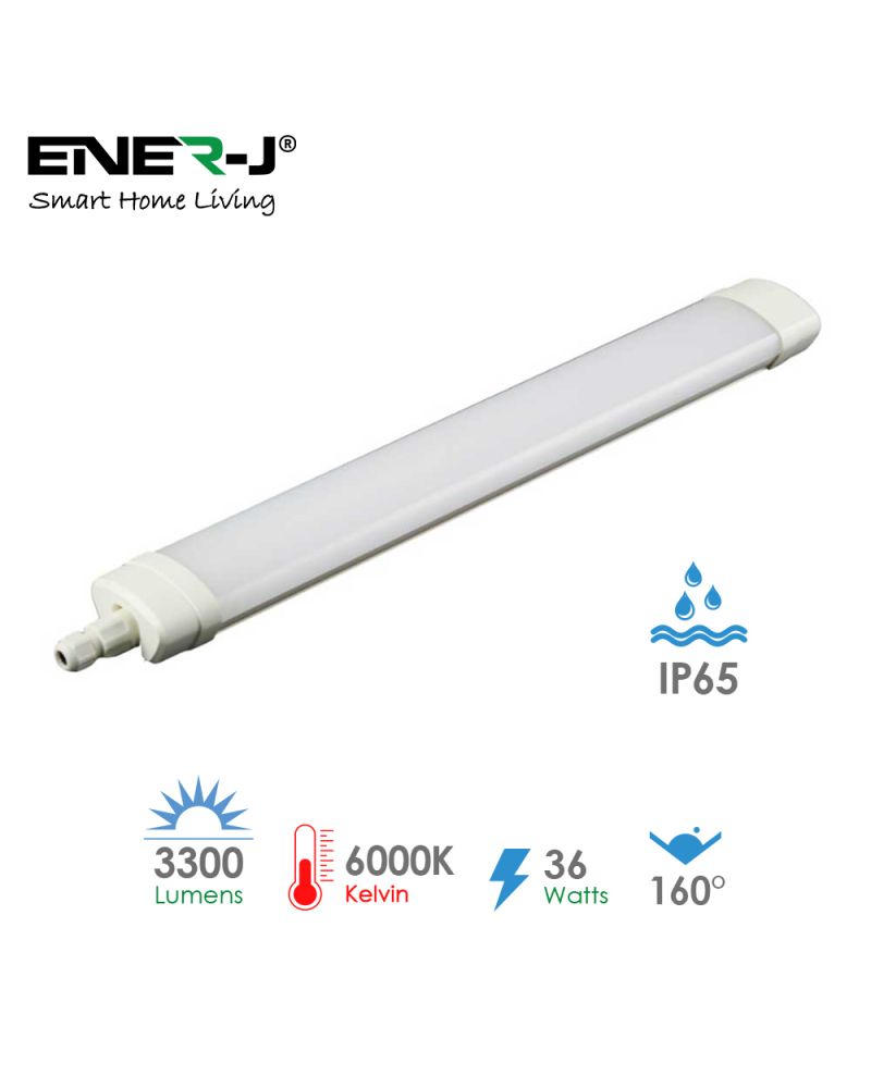 Réglette LED Triproof IP65 36W 120cms 6000K Réglette LED Triproof IP65 36W 120cms 6000K