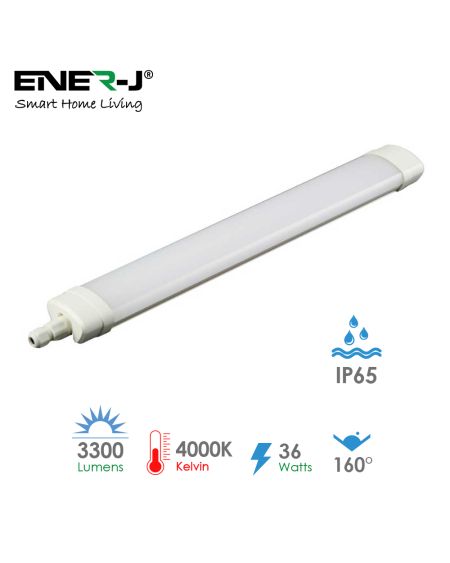 Réglette LED Triproof IP65 36W 120cms 4000K IP65