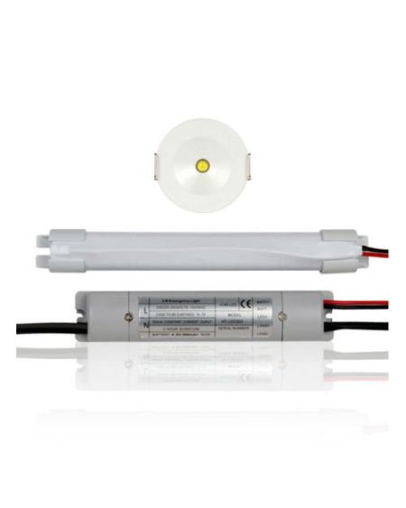 Downlight d'urgence 3W