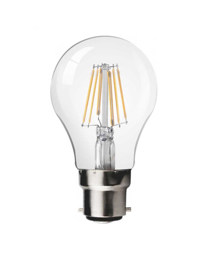 Ampoule LED - Lampe à Filament LED 6W GLS A60 B22 2700K Ampoule LED - Lampe à Filament LED 6W GLS A60 B22 2700K